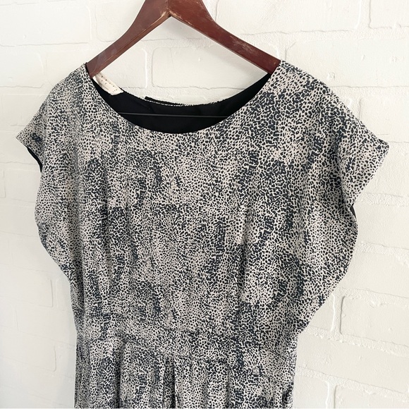 Anthropologie Annie 50 Open Back Wide Leg Drape Jumpsuit L Made in Canada - Picture 8 of 14